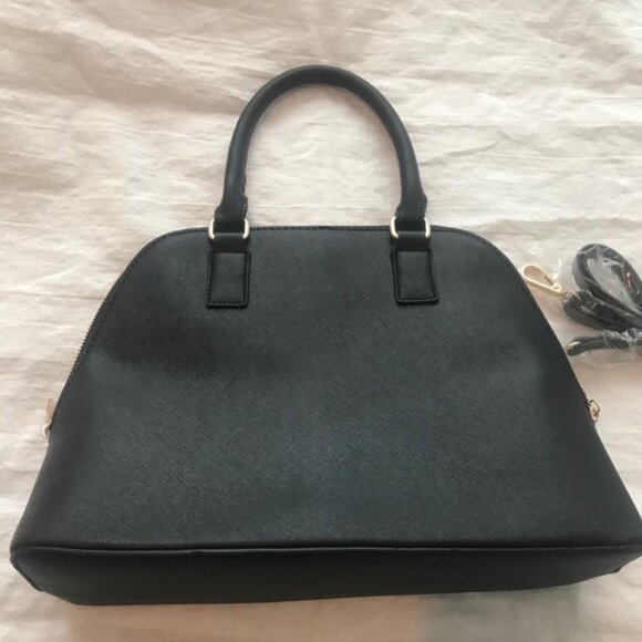 Jeanne Lottie Elegant Black Satchel Bag NWT - Picture 6 of 10